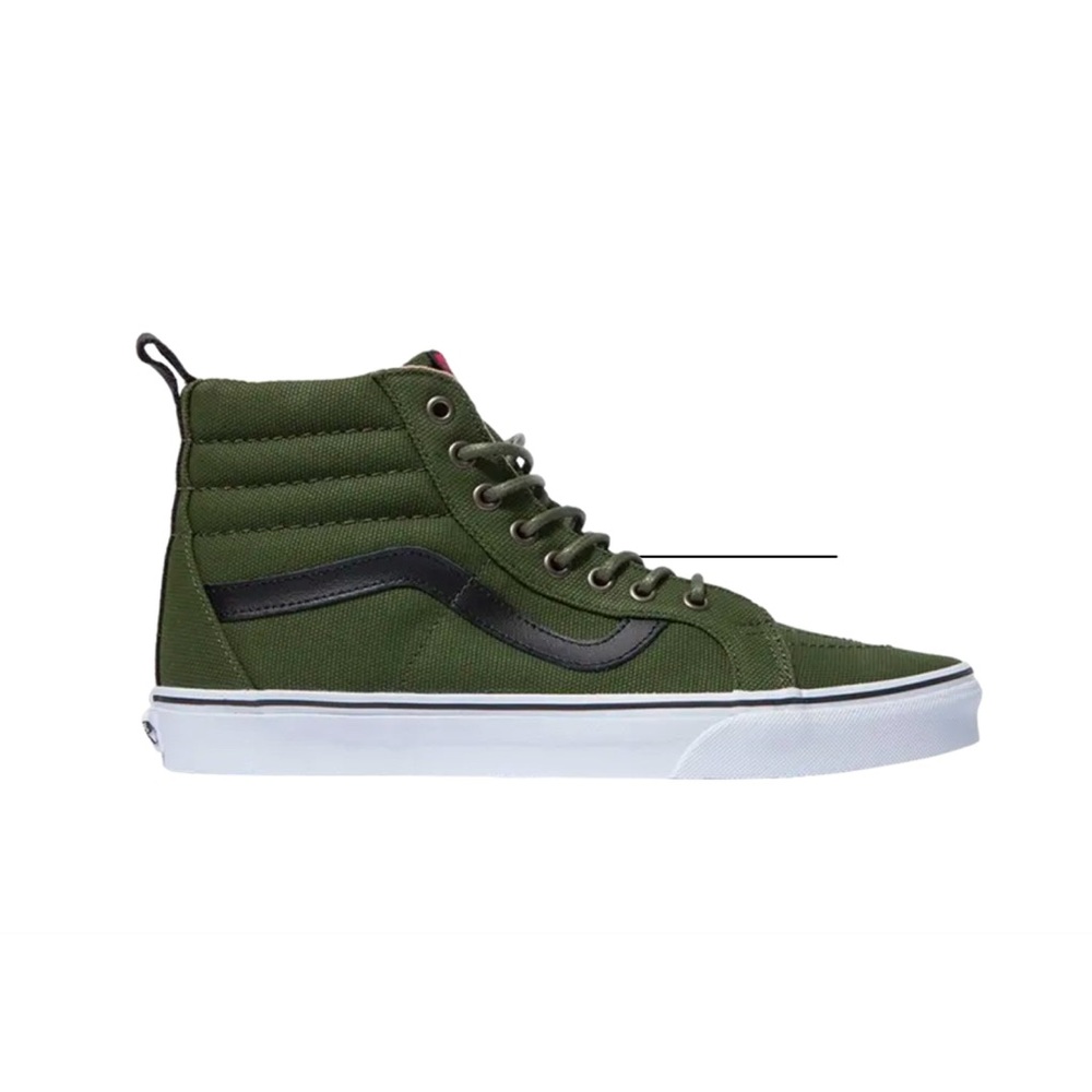Military Twill Sk8-Hi Vans Men Size 9.5